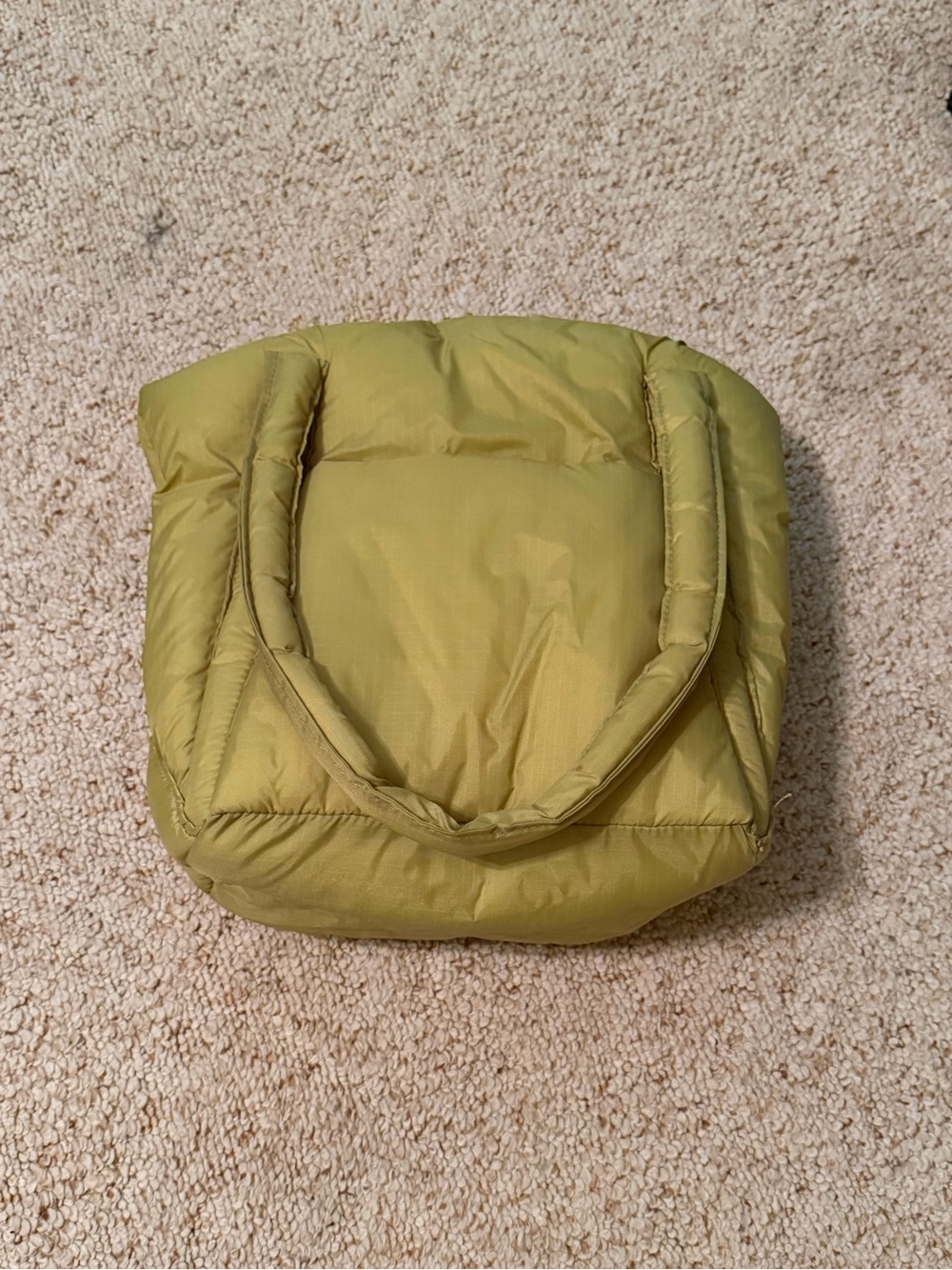 Baggu Mini Puffy Tote in Pistachio